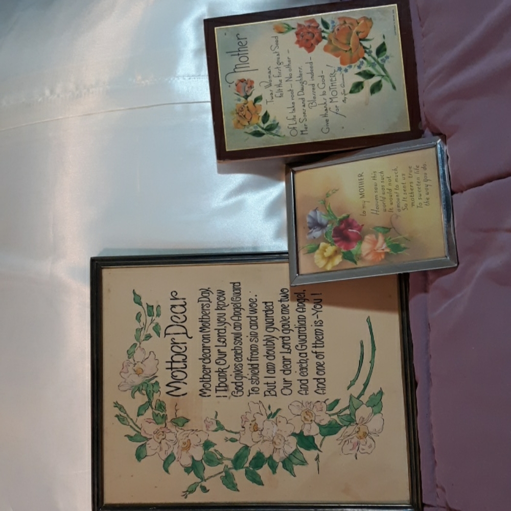 Vantage Mothers Day framed pictures